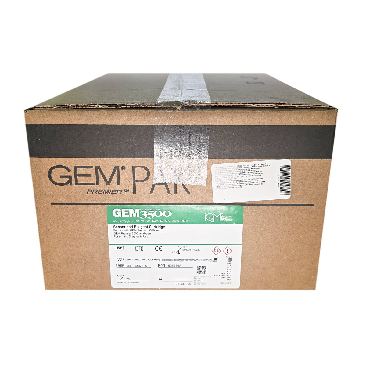 CARTUCHO GEM 3500 GASES/IONES/G/L 00026307589