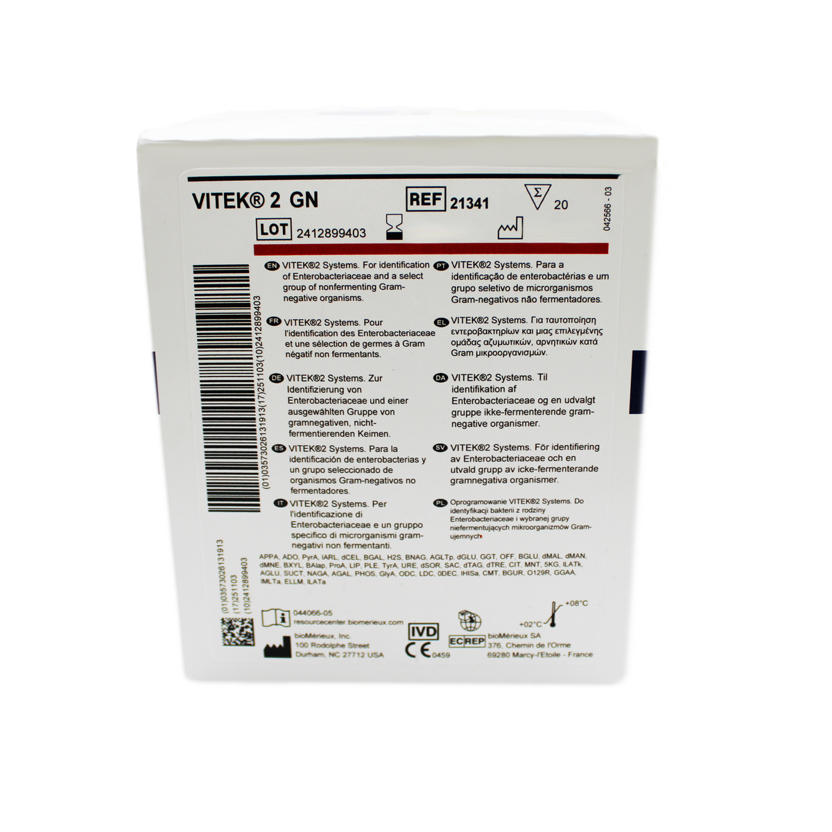 Tarjeta VITEK® 2 GN