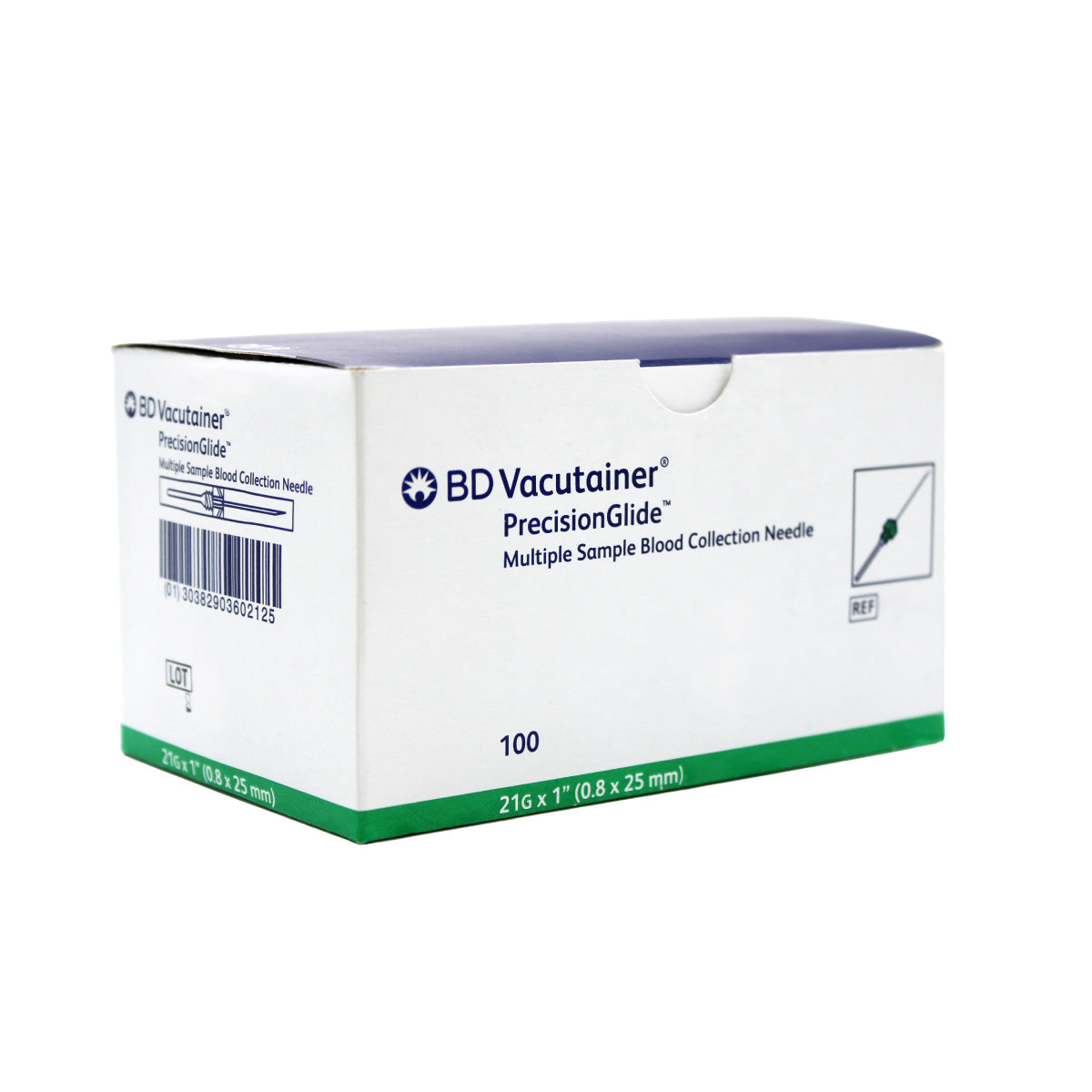 Agujas Bd Precisionglide Verde 21G x 25 mm