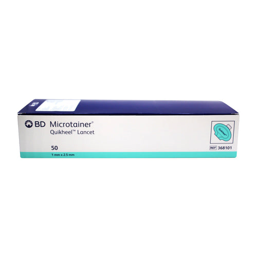 Lanceta Bd Microtrainer Quikheel Turquesa 1 mm