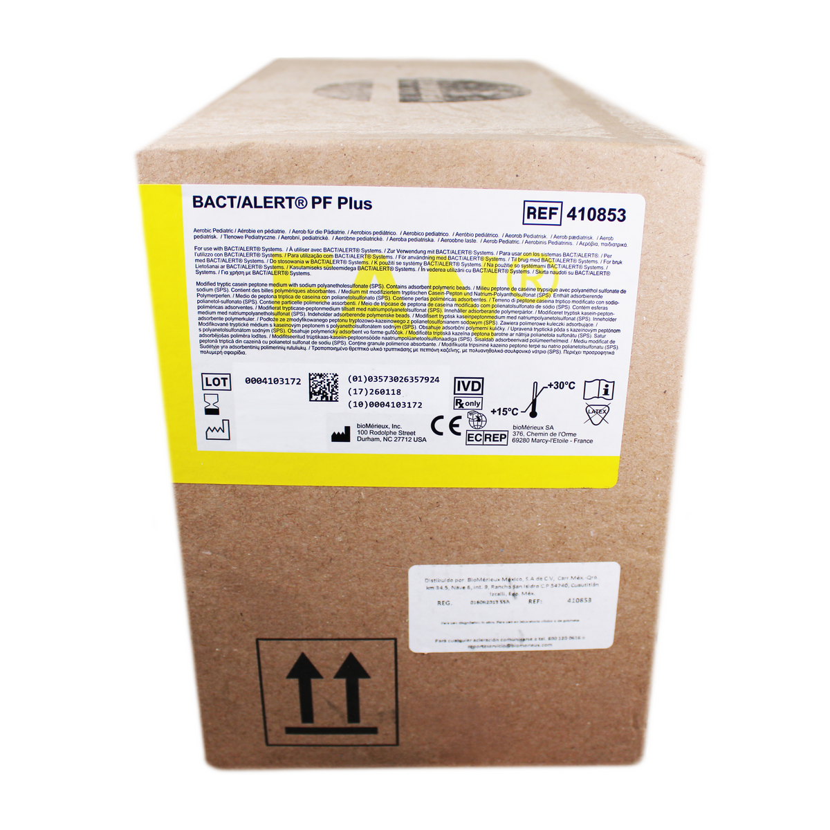 Hemocultivo BIOMÉRIEUX BACT/ALERT PF Plus Aerobio Pedriátrico