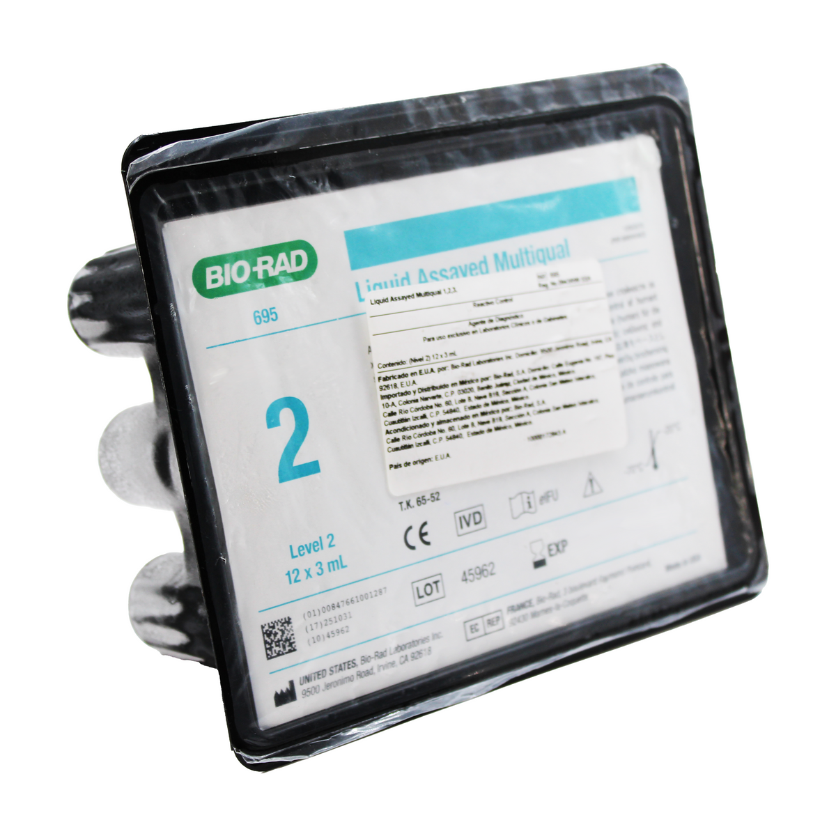 Reactivo Bio-Rad Liquid Assayed Multiqual 2