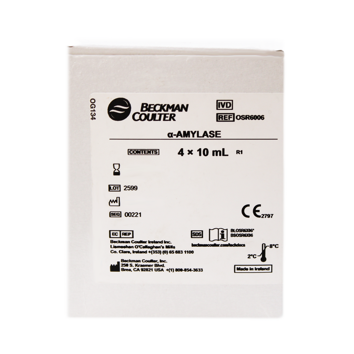 Reactivo Beckman Coulter α-AMYLASE