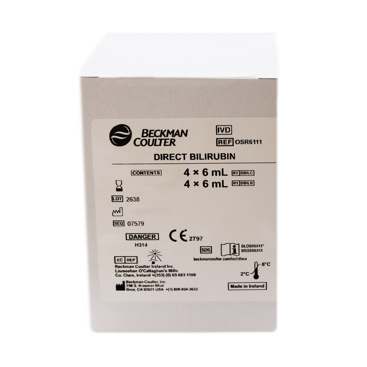Reactivo Beckman Coulter Direct bilirubin
