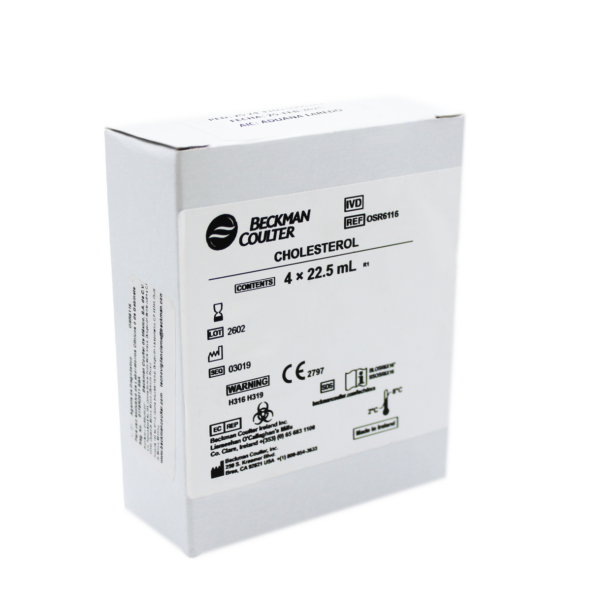 Reactivo Beckman Coulter Cholesterol