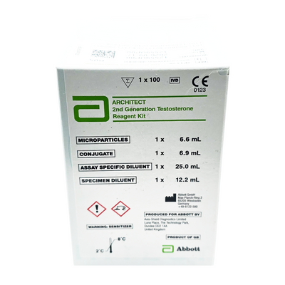 Reactivo Testosterona 2nd Gen Abbott Architect 100 Tests