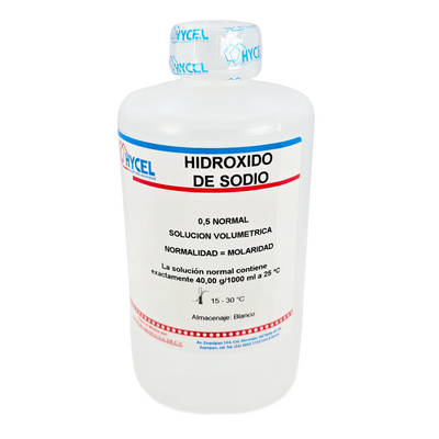 Hidróxido de Sodio 0,5 Normal - Solución Volumétrica