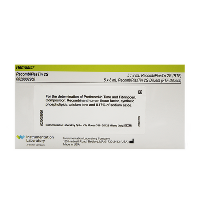 Reactivos HemosIL RecombiPlasTin 2G 8ml