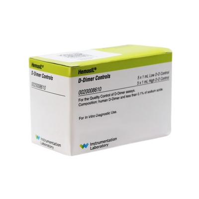 Reactivos HemosIL Controles D-Dimer