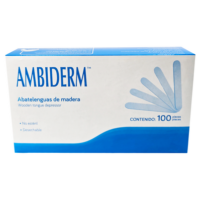 Abatelenguas de Madera