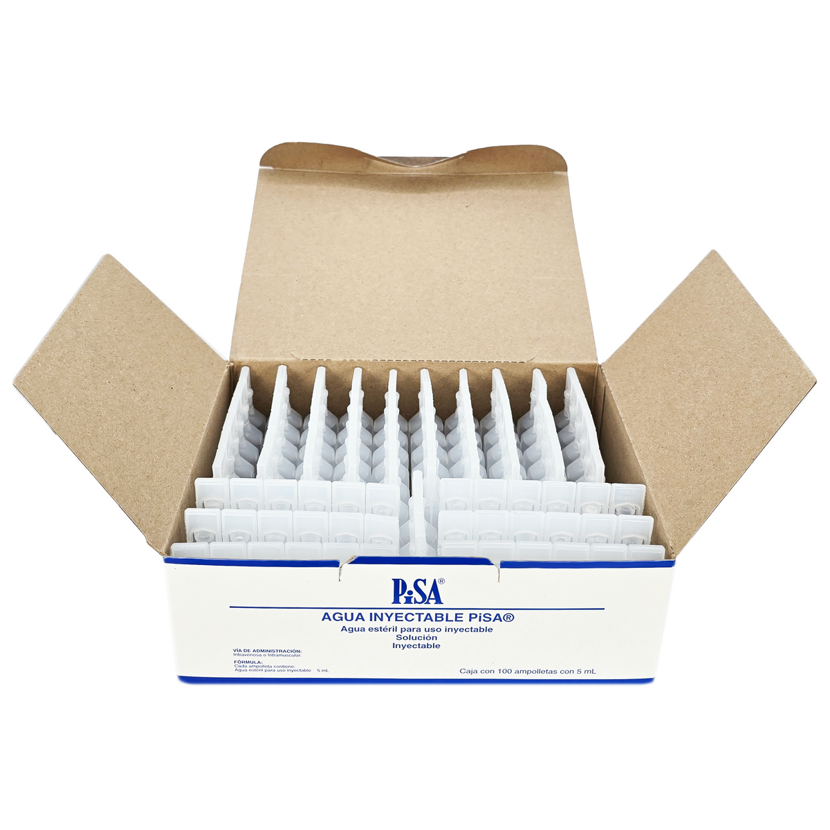 Agua Inyectable Pisa 5 mL