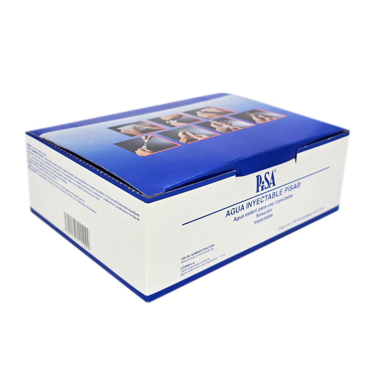 Agua Inyectable Pisa 5 mL