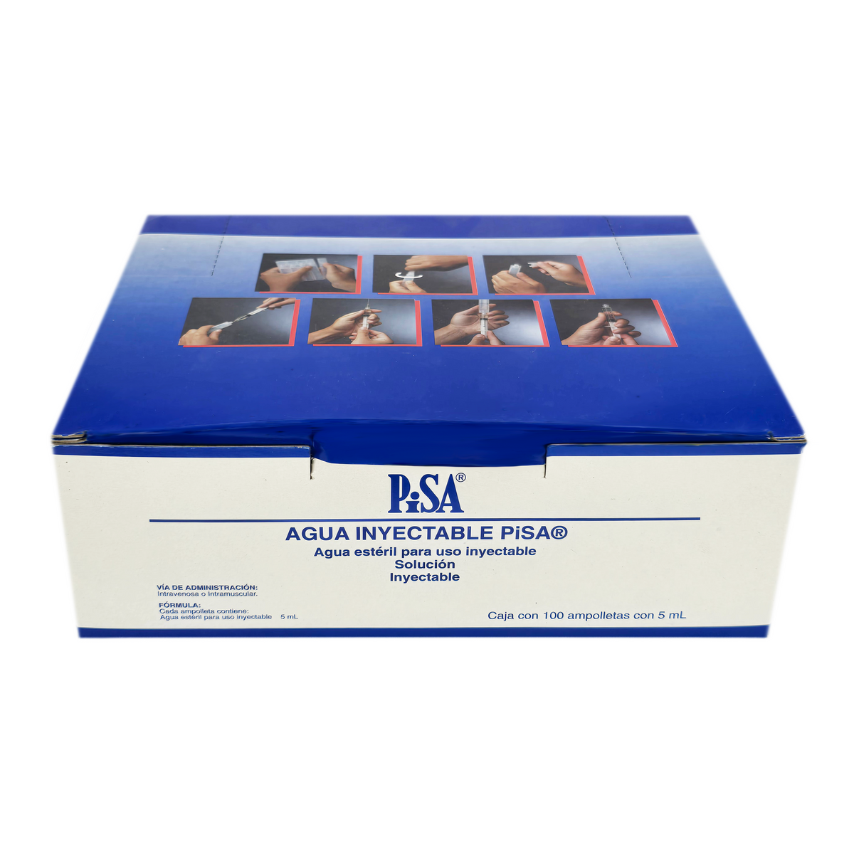 Agua Inyectable Pisa 5 mL