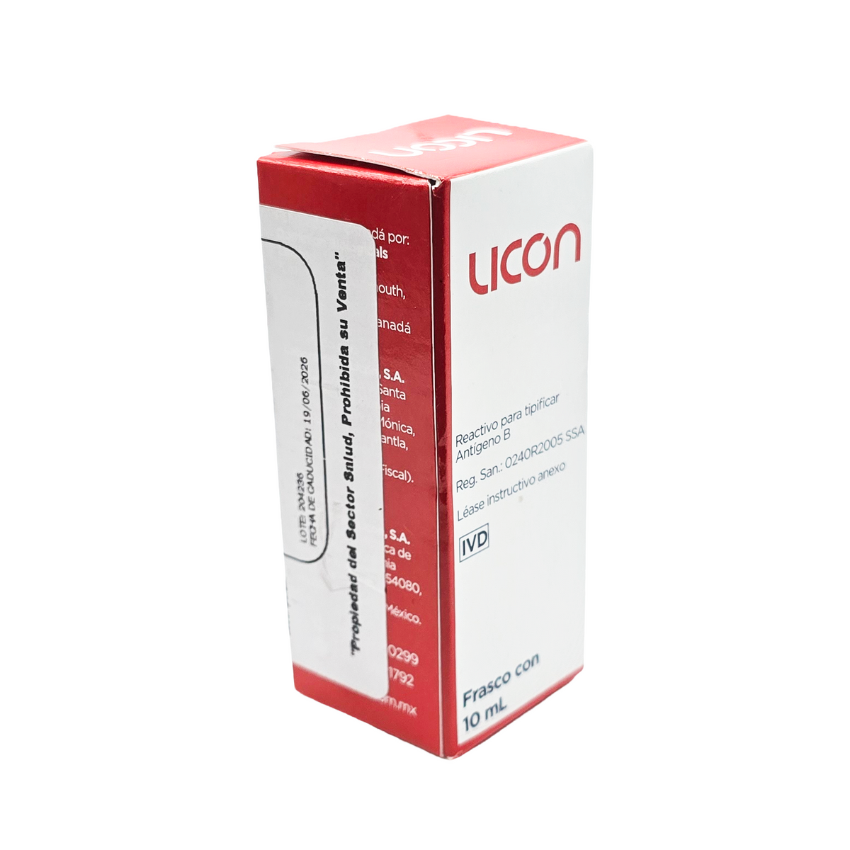 Reactivo Antígeno B Novaclone Licon 10 mL