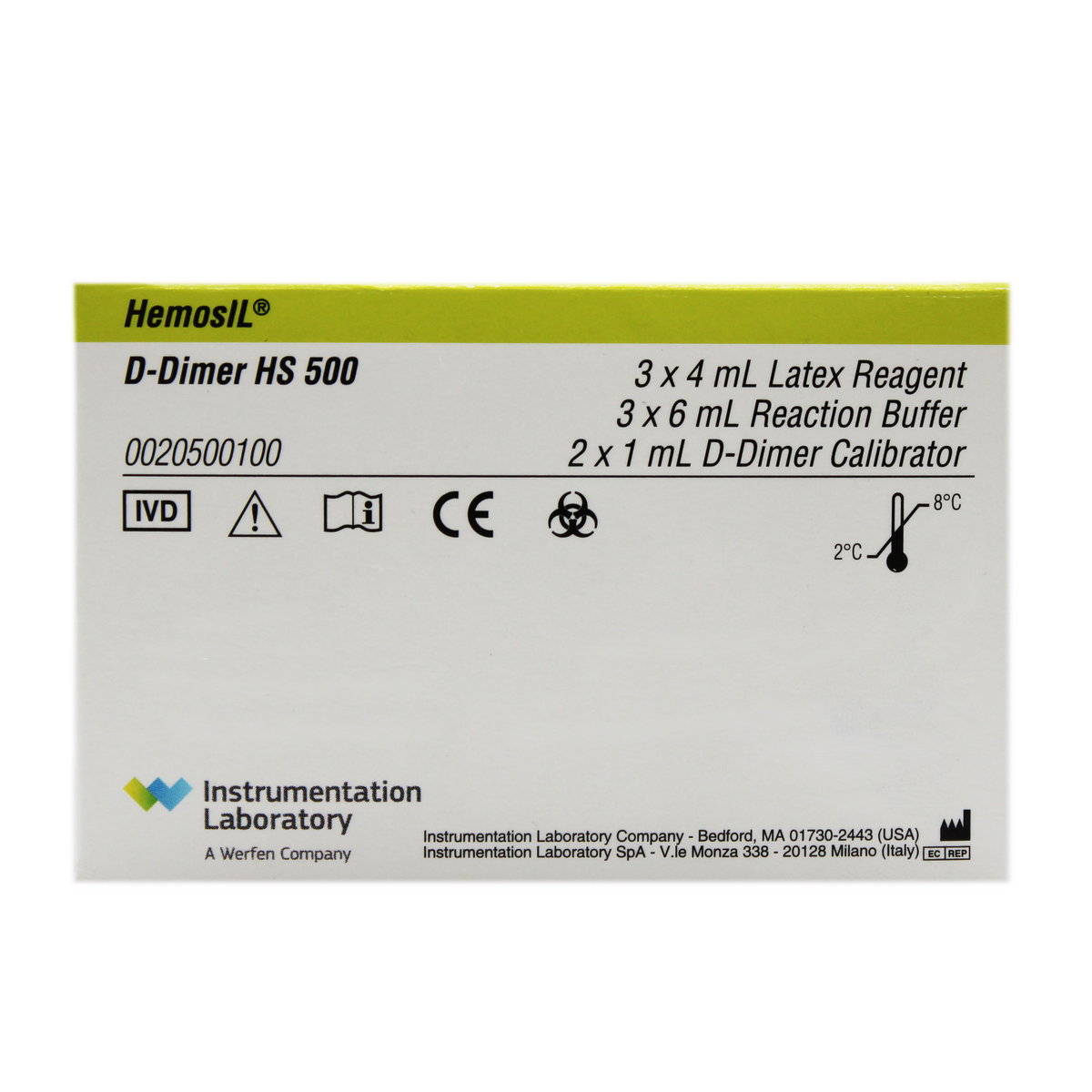 Reactivos HemosIL D-DimerHS 500