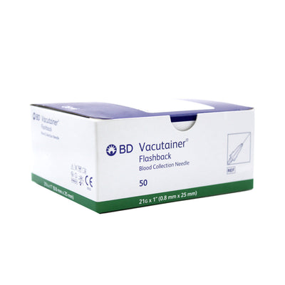 Agujas Bd Flashback Verde 21G x 25 mm