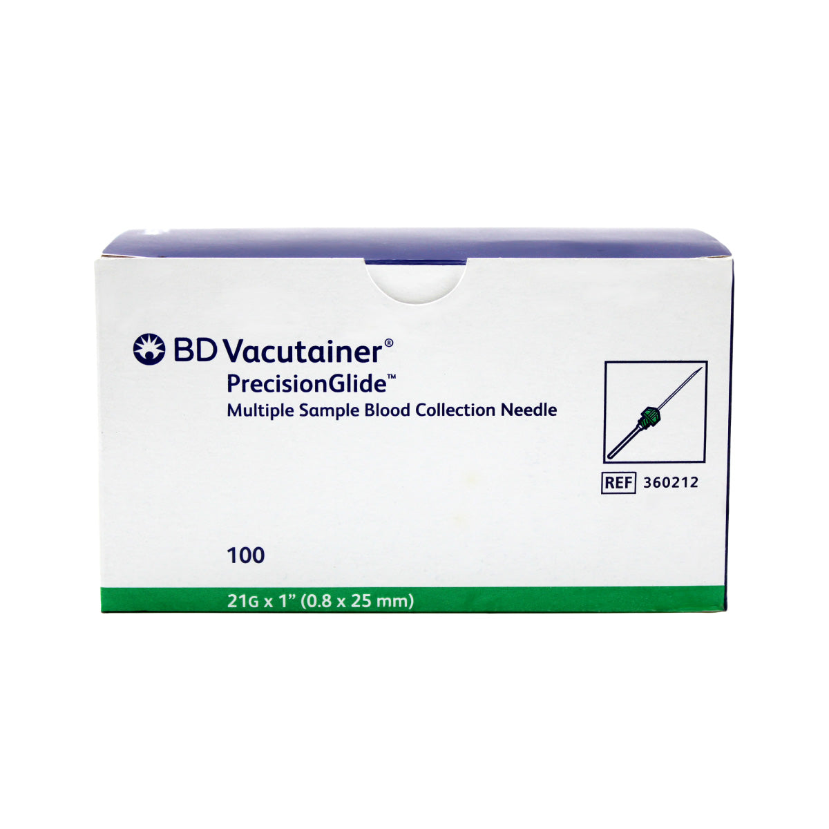 Agujas Bd Precisionglide Verde 21G x 25 mm