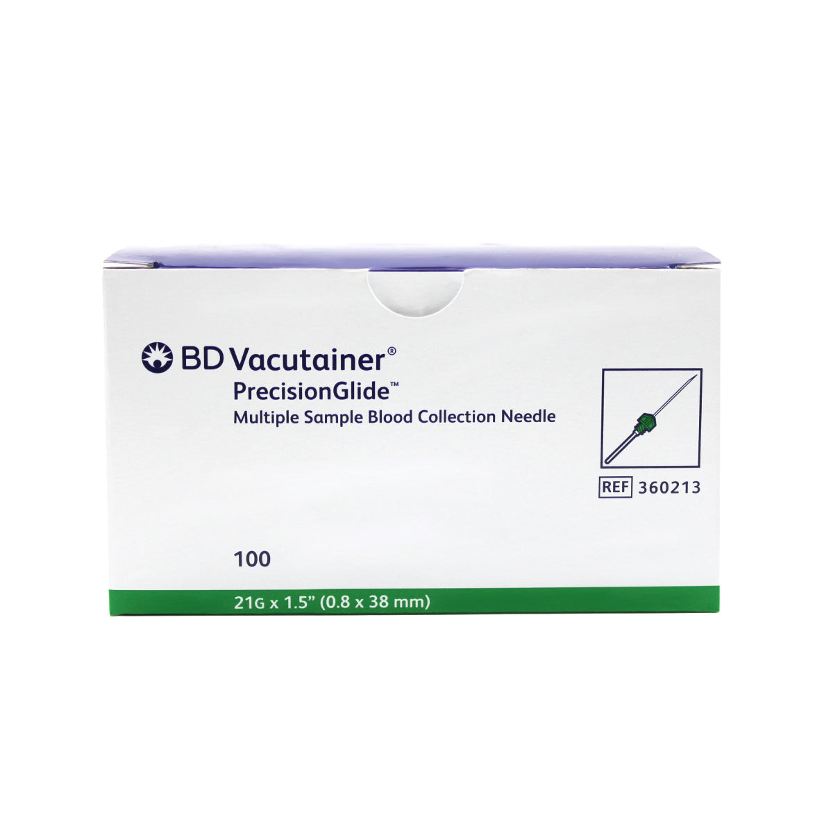 Agujas Bd Precisionglide Verde 21G x 38 mm