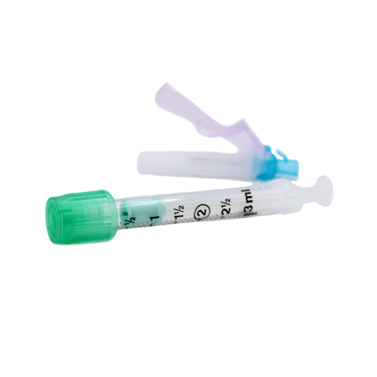 Jeringa Para Gases Arteriales Bd Preset Eclipse 3 ml-23 G x 25 mm
