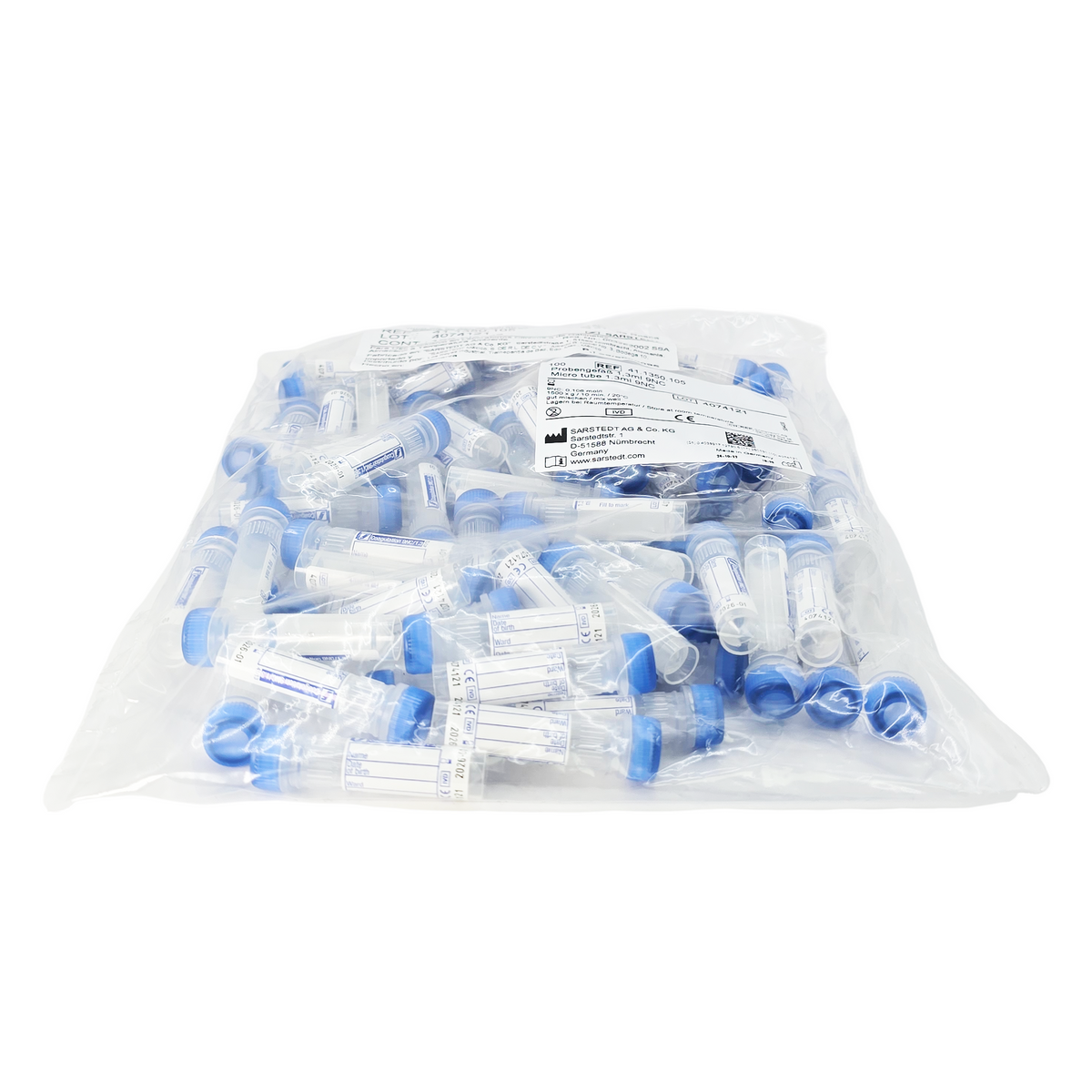 Microtubo Azul 1.3 ml