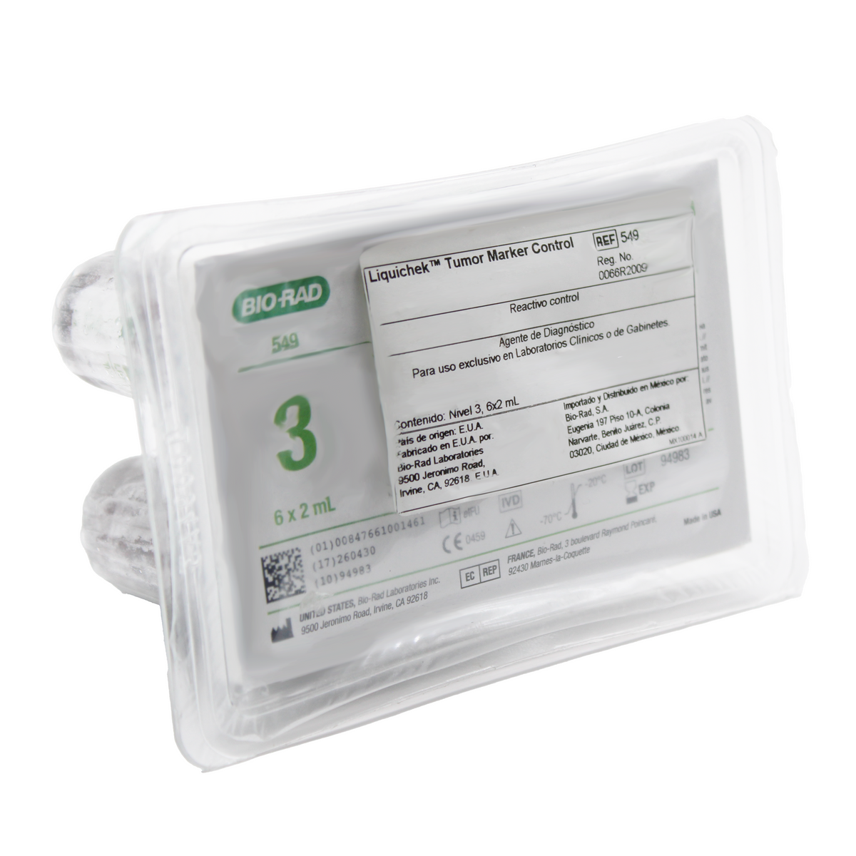 Reactivo Bio-Rad Liquichek Tumor Marker Control 3