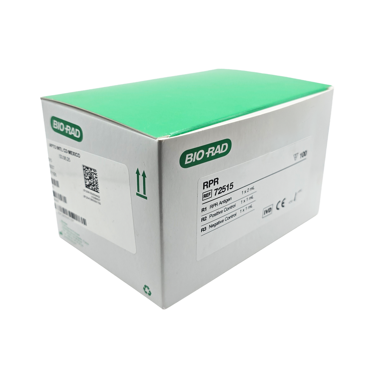 Kit de Reactivos RPR Bio-Rad 100 Tests