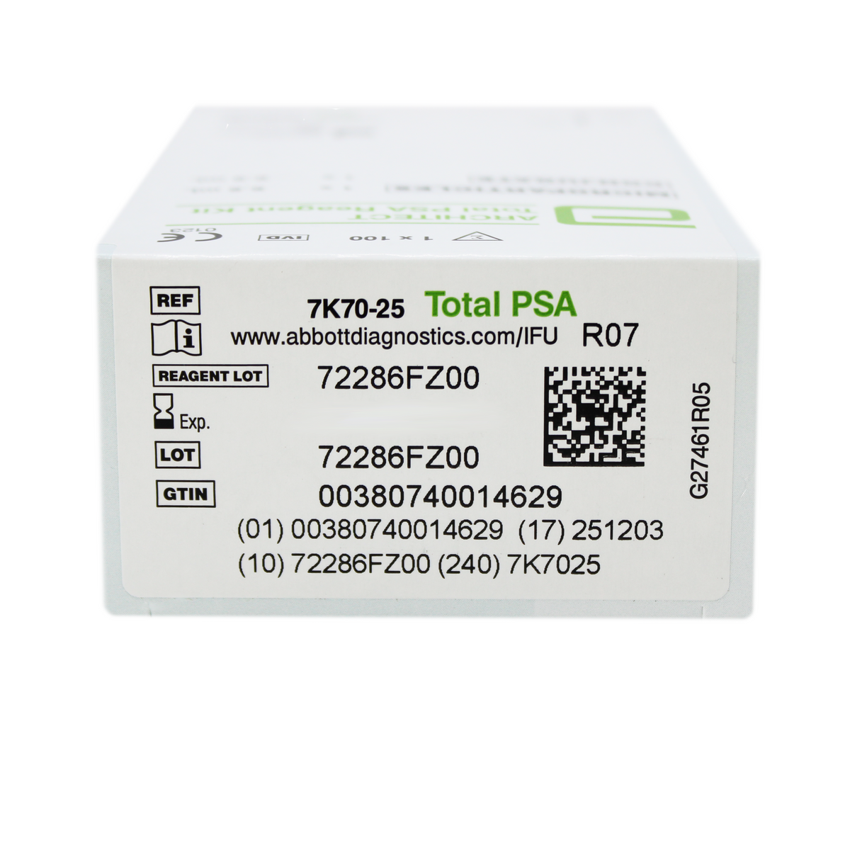 Reactivo Abbott architect Total PSA Reagent Kit