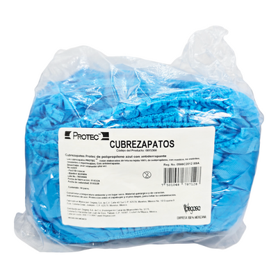Cubrezapatos de Polipropileno Azul con Antiderrapante