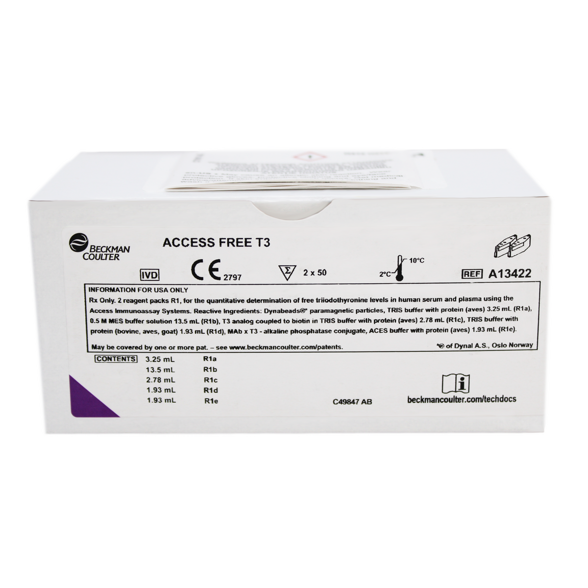 Reactivo Beckman Coulter Access Free T3