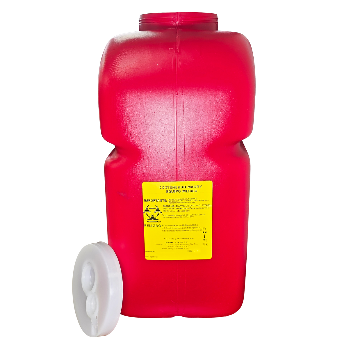 Contenedor Equipo Médico RbBi 12 L