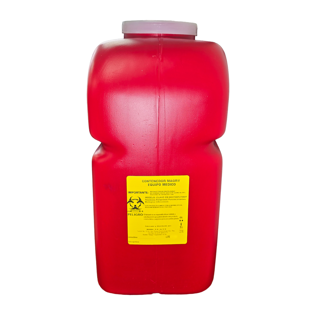 Contenedor Equipo Médico RbBi 12 L