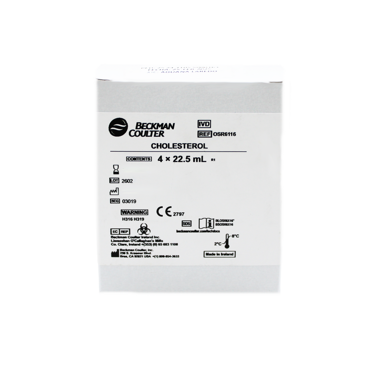Reactivo Beckman Coulter Cholesterol