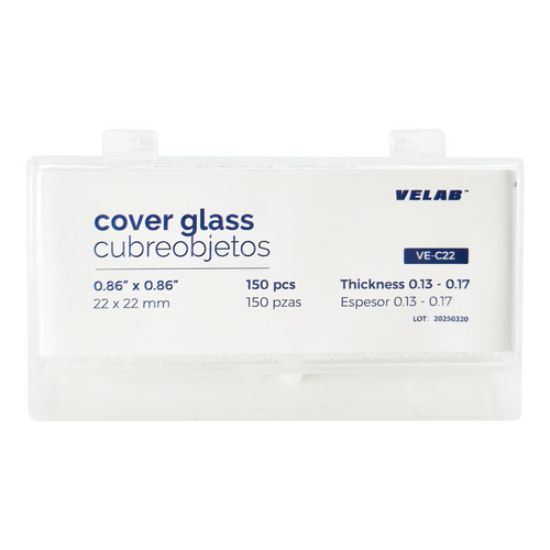 Cubre Objetos De Vidrio 22 x 22 mm