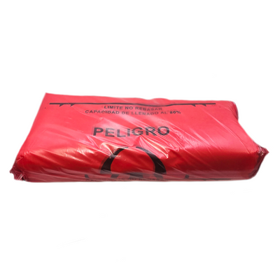 Bolsa Para Residuos Infecciosos RPBI Rojo 90 x 120 cm