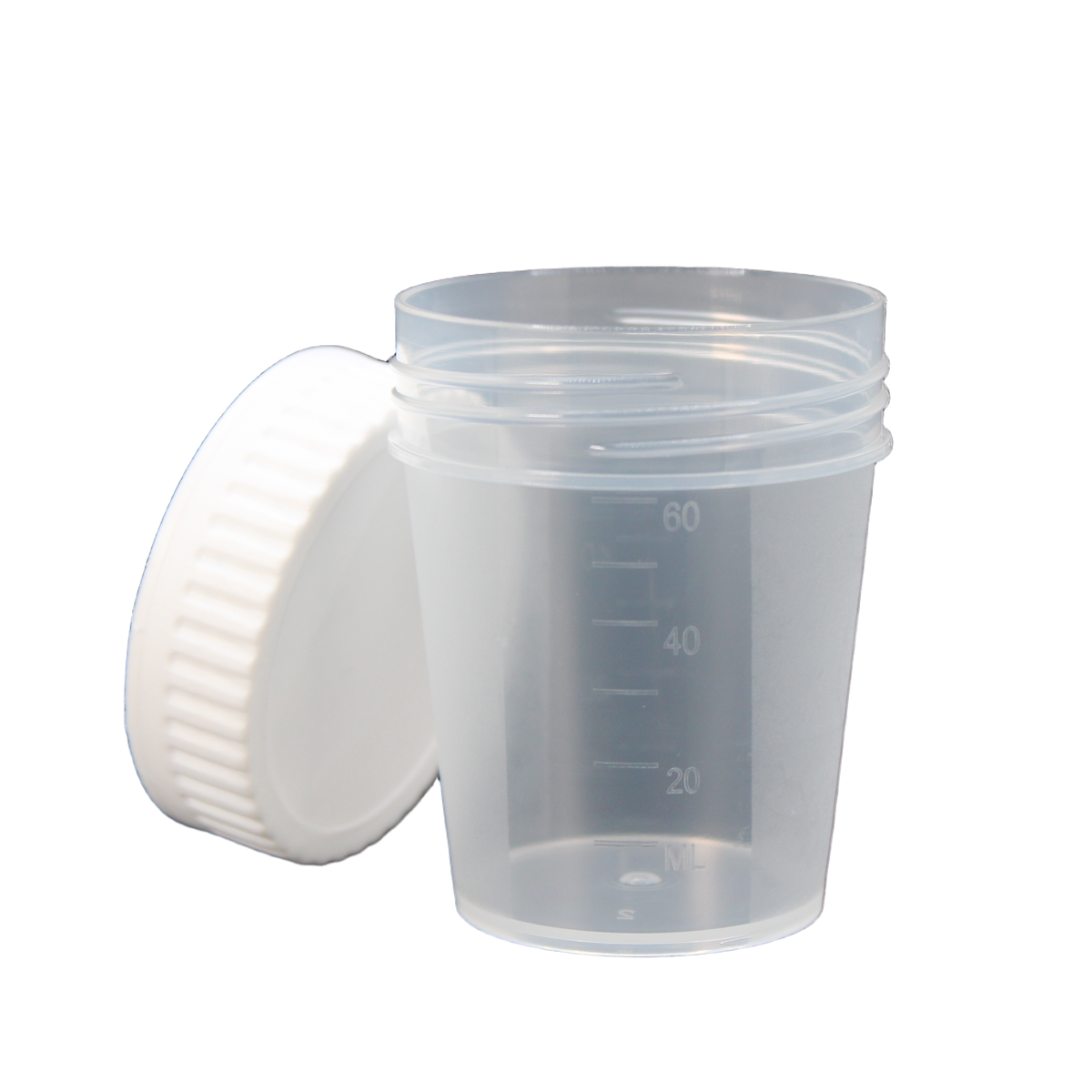 Vaso Recolector 60 ml Blanco Estéril