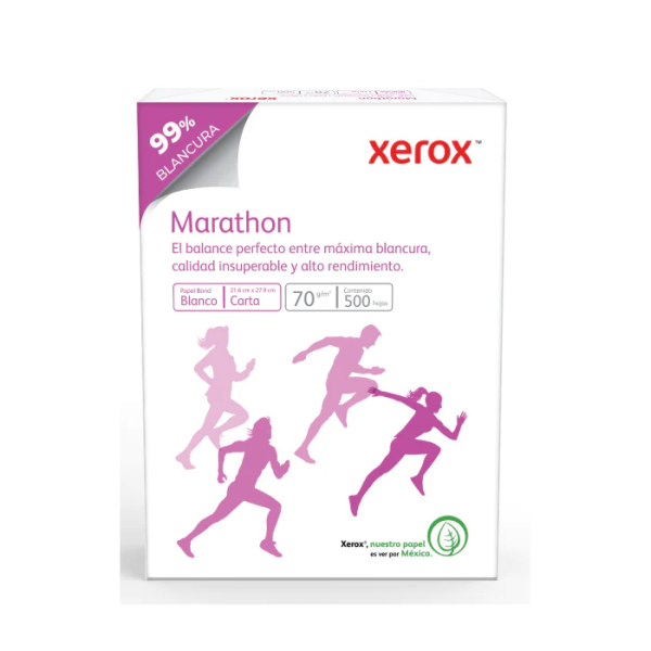 Hojas de Papel Carta Xerox Marathon